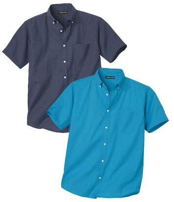 Комплект Рубашек в Клетку — 2 шт., Синий, Комплект Рубашек в Клетку — 2 шт. 
Комплект Рубашек в Клетку — 2 шт., Синий, Комплект Рубашек в Клетку — 2 шт.