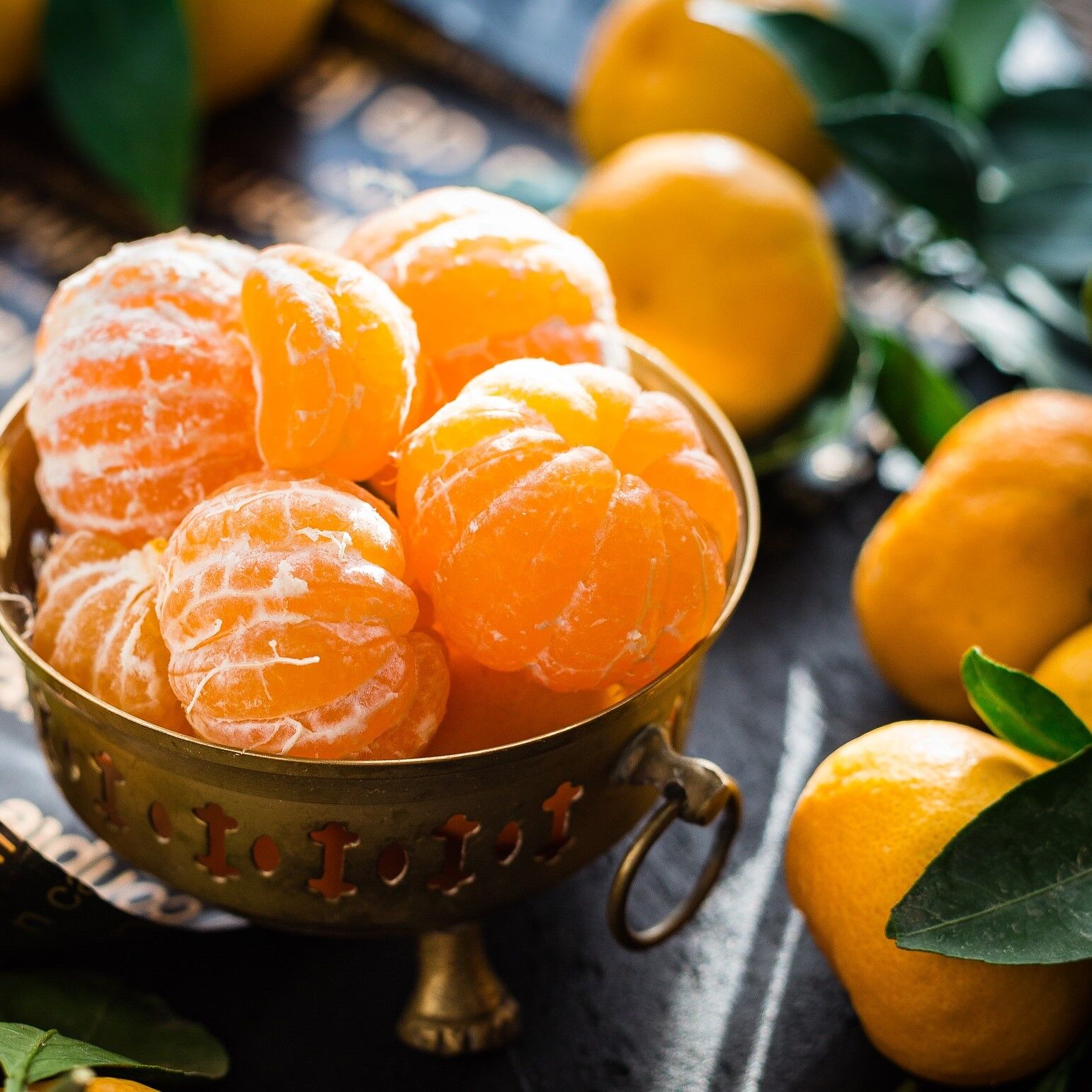 Mandarines dans un bol