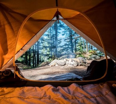 Camping dans la nature