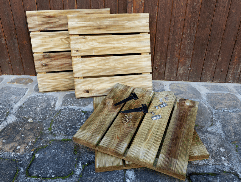 Comment faire un composteur en bois avec des palettes : Femme