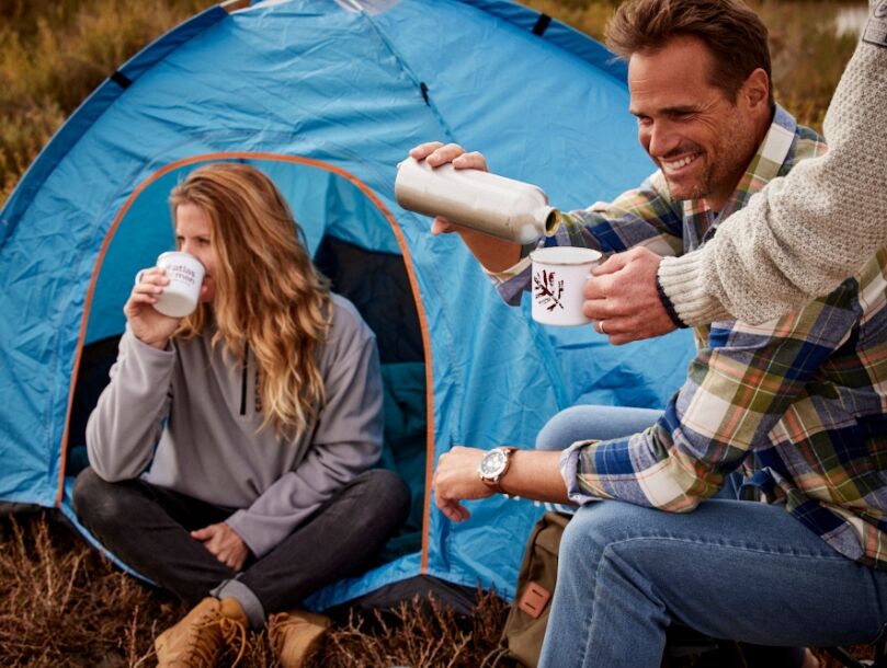 Bivouac avec tente