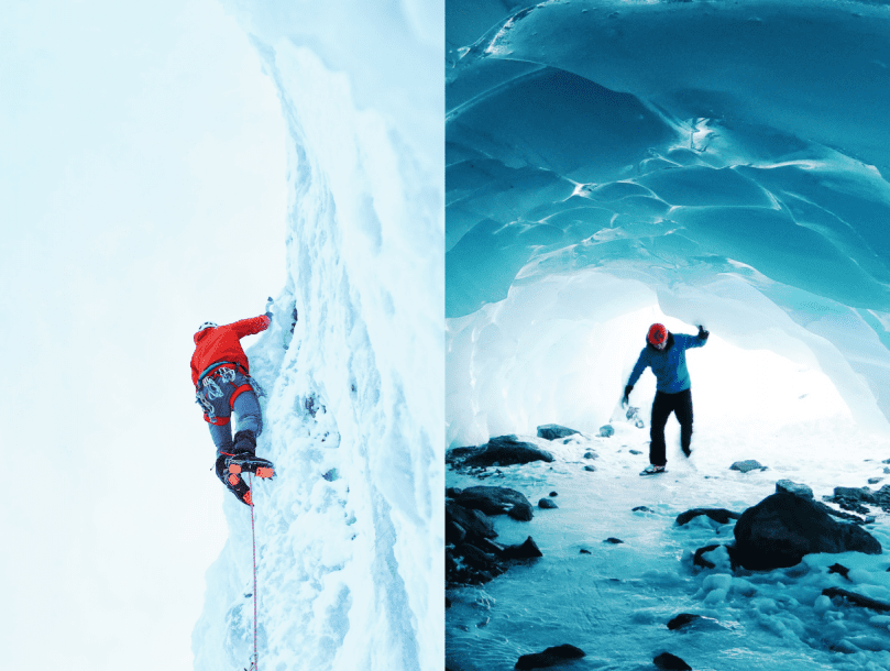 escalade grotte de glace