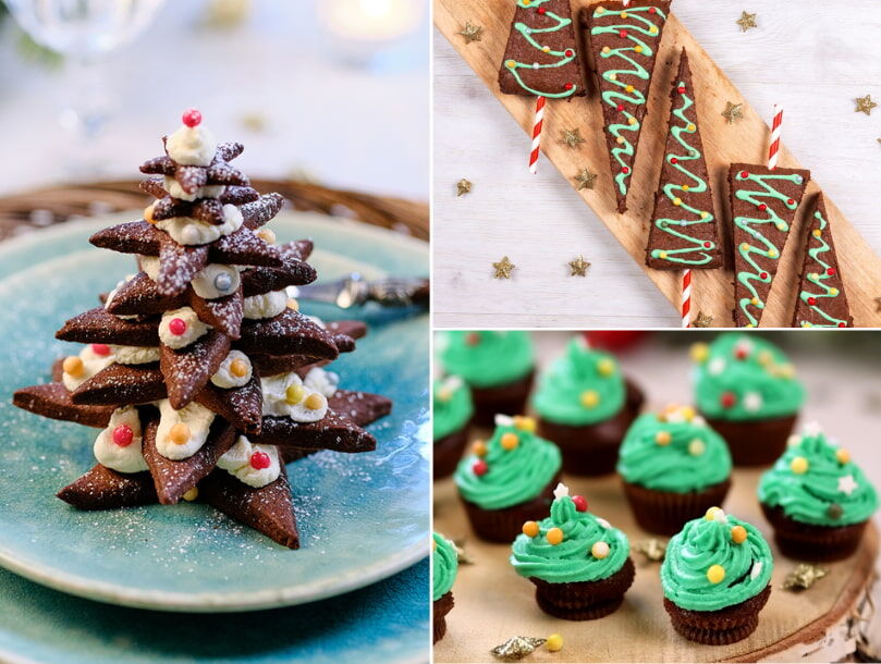 Noël : 3 recettes de desserts en forme de sapin