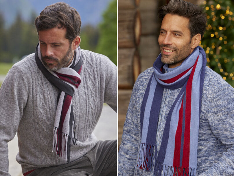 7 façons de porter une écharpe pour homme