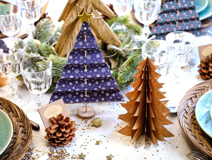 Noël : 3 idées de décoration de table à faire soi-même