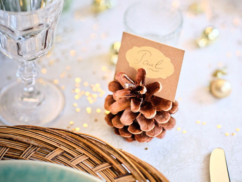 Noël : 3 idées de décoration de table à faire soi-même