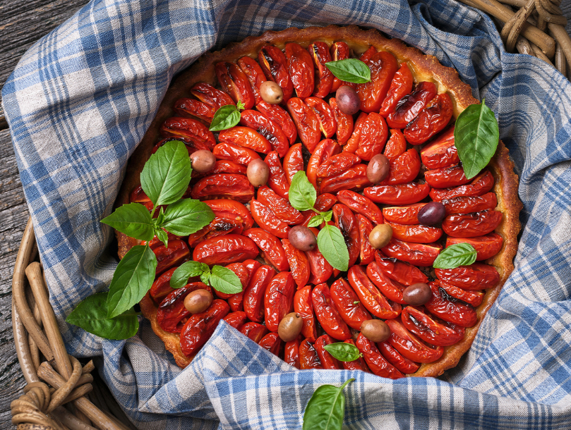 Tarte tomate cerise