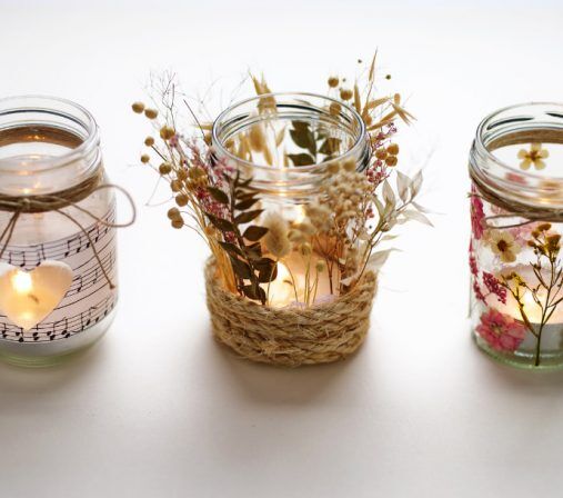 DIY ambiance cosy avec des photophores faits maison