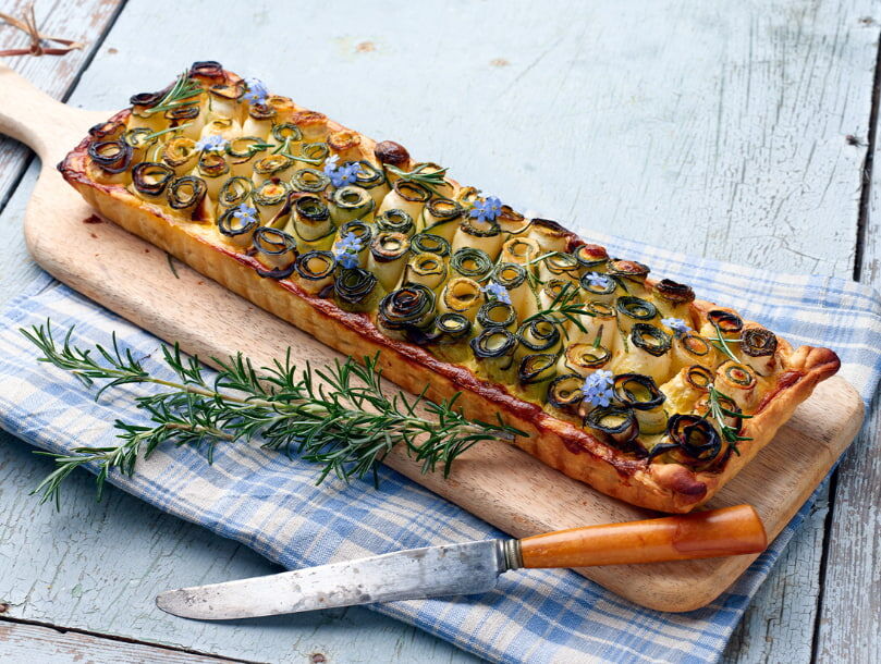 Tarte aux courgettes