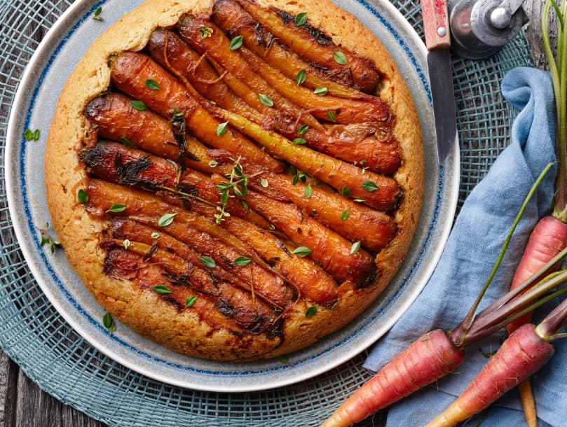 Tarte carotte parmesan