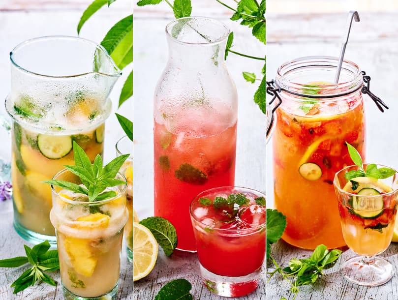 3 boissons fraîches originales