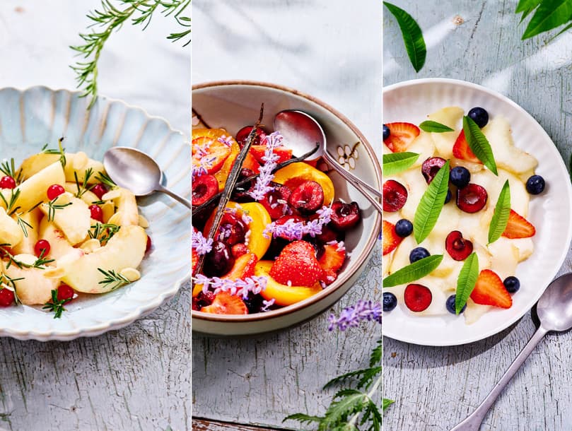 3 salades de fruits frais, simples et vitaminées