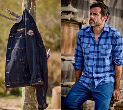 zoom matiere denim