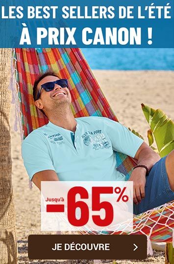 Nouvelle Collection Best Sellers de l'Eté jusqu'à -65%