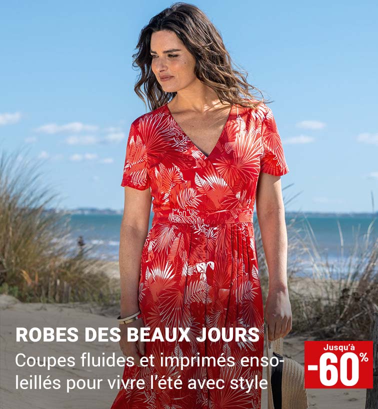 Robes femme jusqu'à -65%