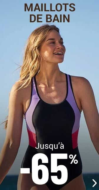 Maillots de bain femme jusqu'à -65%