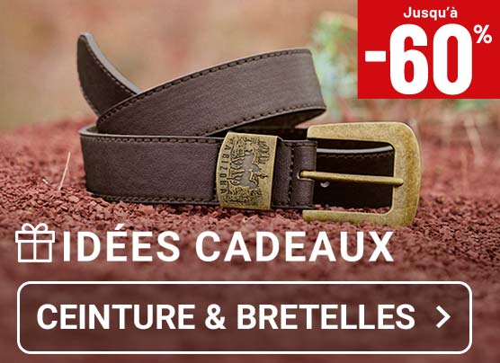 Idées Cadeaux Ceintures et Bretelles Fête des Pères