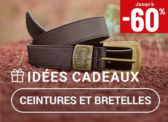 Idées Cadeaux Ceintures et Bretelles Fête des Pères