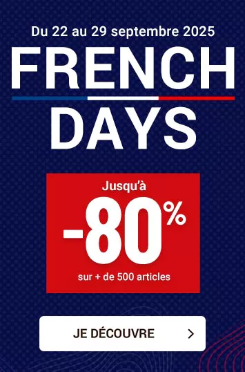 French Days jusqu'à -80%
