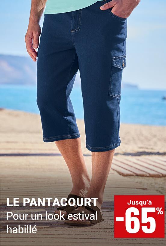 Le Pantacourt, pour un look estival habillé jusqu'à -65%