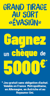 Grand tirage au sort pour tenter de remporter un chèque de 5000 euros