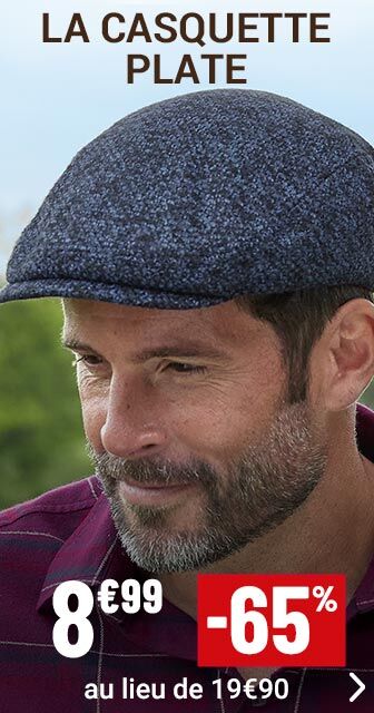 La Casquette plate à 8€99