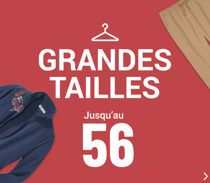Vêtements Grandes Tailles femme jusqu'au 56