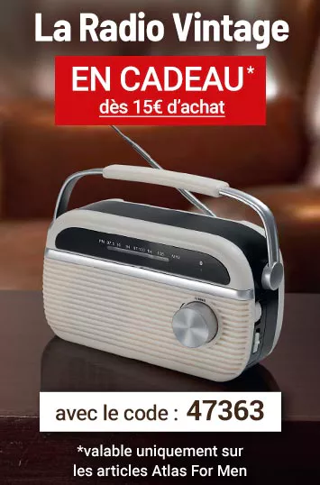 La Radio Vintage OFFERTE dès 15€ d'achat avec le code 47363
