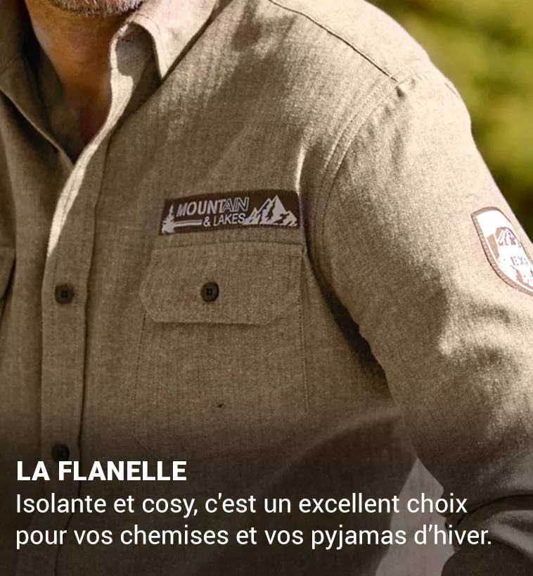 Matière flanelle