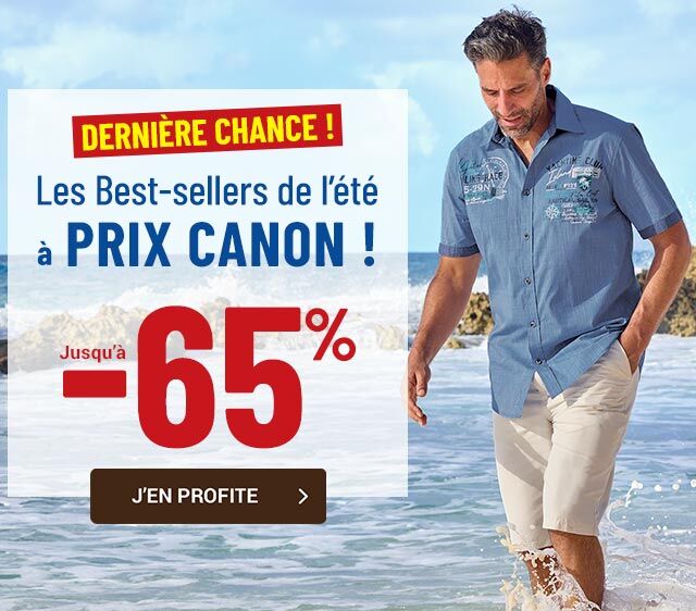 Nouvelle Collection Les Best Sellers de l'Eté à Prix Canon jusqu'à -65%