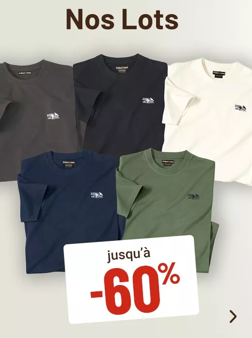 Lots jusqu'à -60%