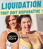 Liquidation sur la marque Pomm'Poire
