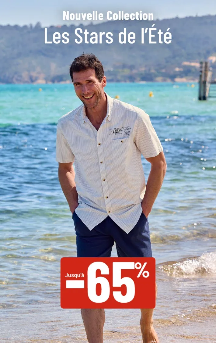 Nouvelle Collection jusqu'à -65%