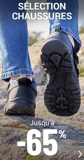 Sélection chaussures homme jusqu'à -65%