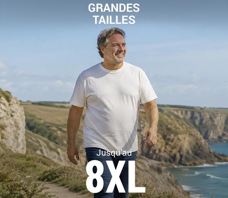 Vêtements Grandes Tailles homme jusqu'au 8XL