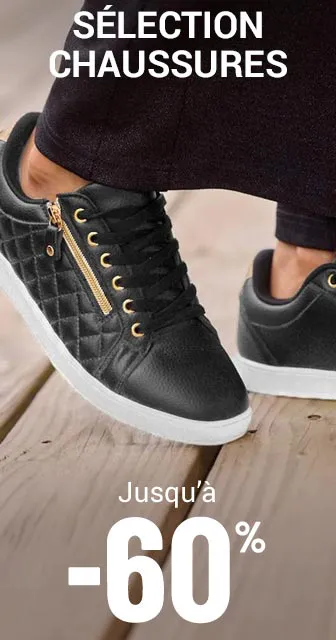 Les baskets femme jusqu'à -60%