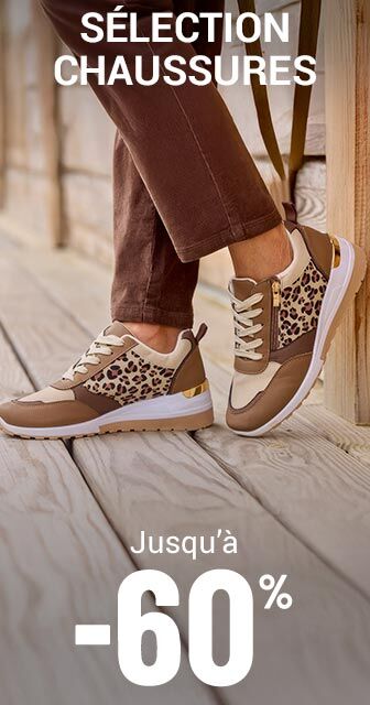 Les baskets femme jusqu'à -60%