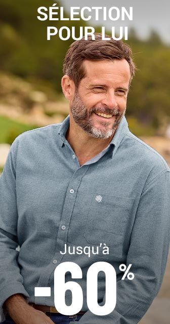 Sélection homme jusqu'à -60%