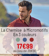 La chemise en popeline à 17€99