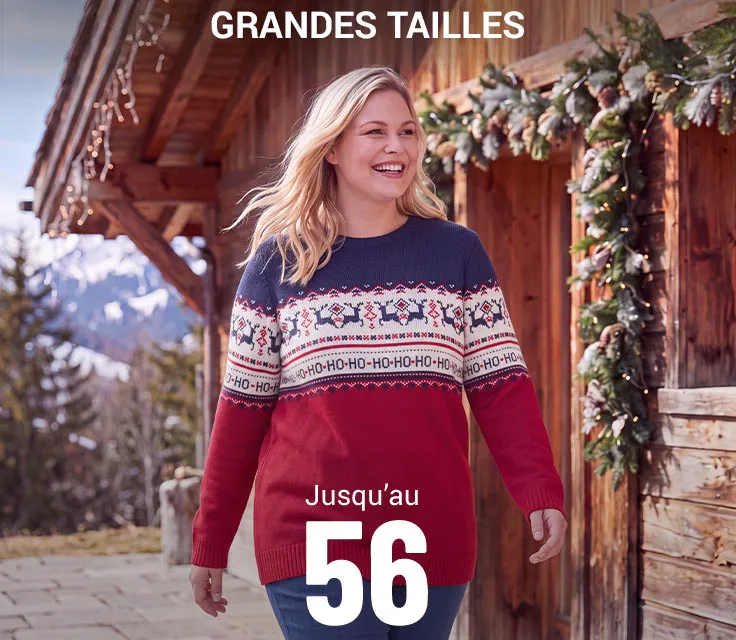 Vêtements Grandes Tailles femme jusqu'au 56