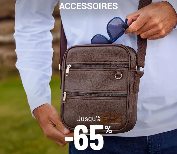 Accessoires homme jusqu'à -65%