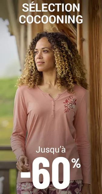 Sélection cocooning jusqu'à -60%