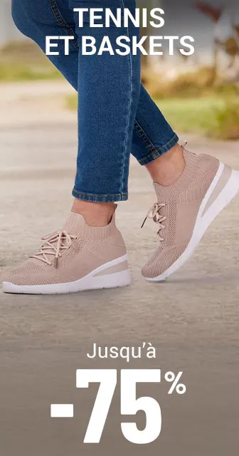 Les baskets femme jusqu'à -75%