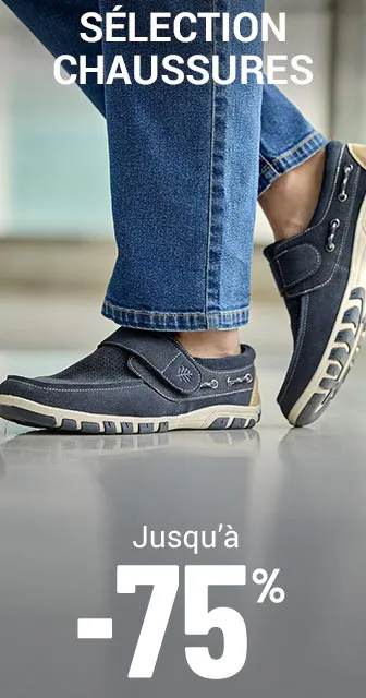 Sélection sandales homme jusqu'à -75%