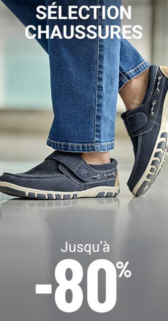 Sélection sandales homme jusqu'à -80%