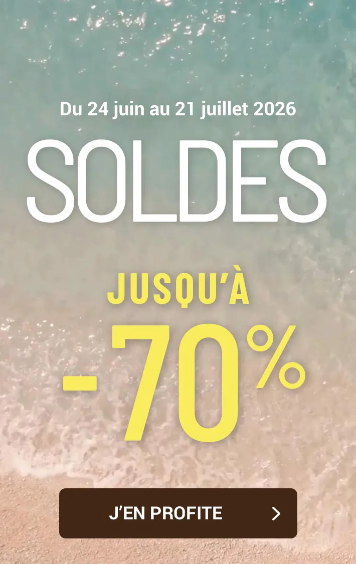 Soldes d'été jusqu'à -70%