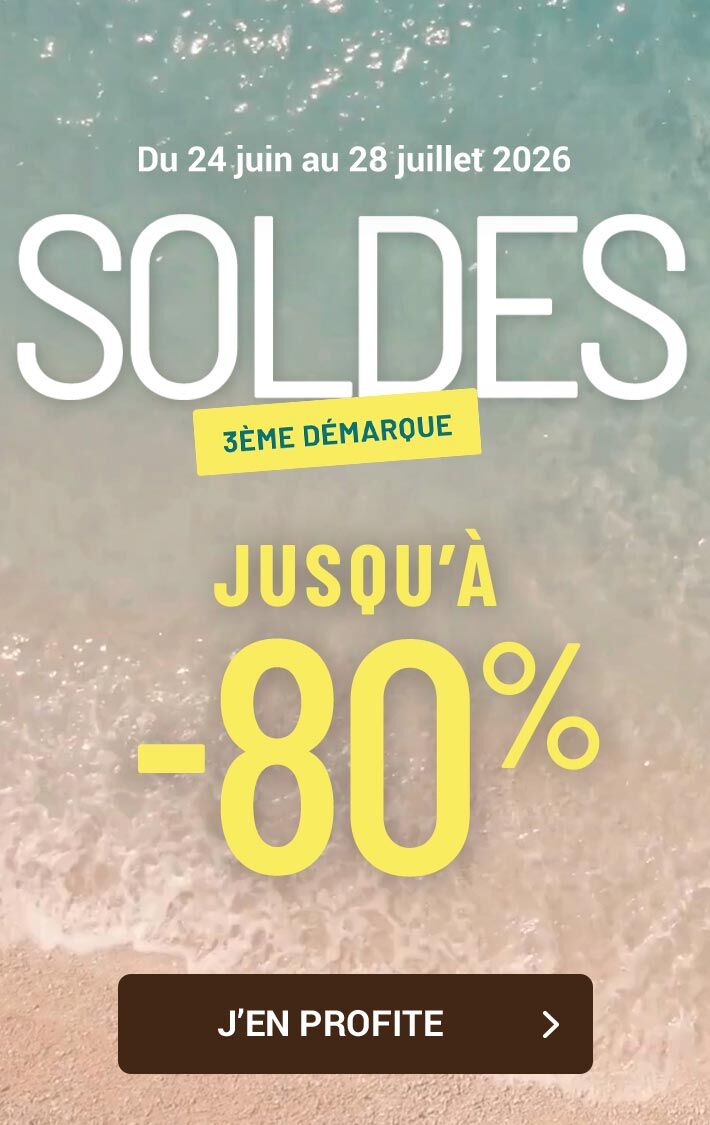 Soldes d'été jusqu'à -80%
