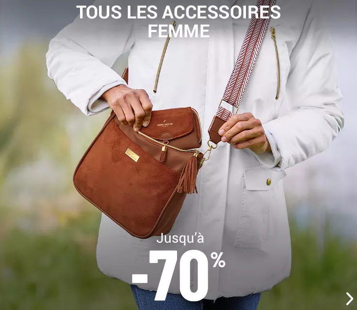 Accessoires femme jusqu'à -70%