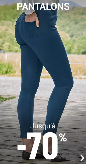 Pantalons femmes jusqu'à -70%