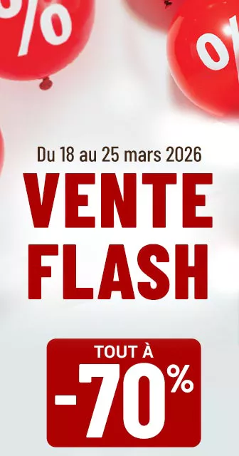 Vente flash jusqu'à -70%